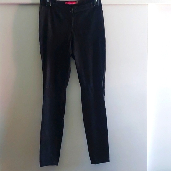 Alice + Olivia Lamb Leather Leggings 🍀 Small/ Medium 28 waist $798 Msrp - Picture 8 of 16